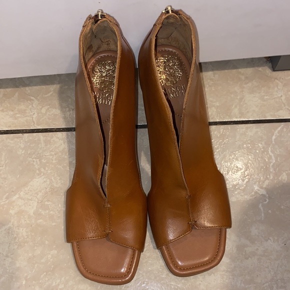 Vince Camuto Womens Jesilia Square Open-Toe Booties Size 8 - Picture 3 of 8